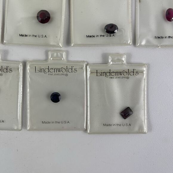 Lindenwold's Fine Jewelers Loose Jewelry Making CZ Gemstone LOT Of 13 Packages - Picture 5 of 5